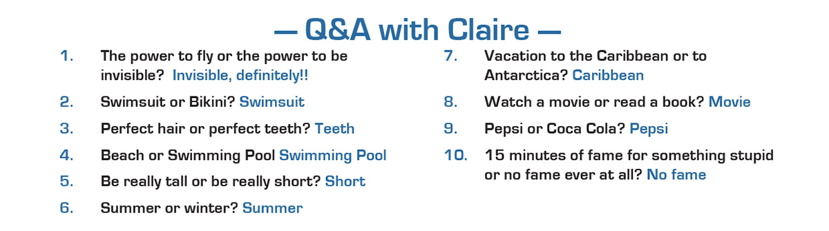 claire q&a